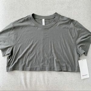 NWT Lululemon All Yours Crop Tee